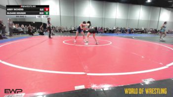 105 lbs Rr Rnd 3 - Abby Richers, Black Widows 7-12 vs Sloane Kruger, Washington 7-12