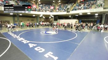 130 lbs Champ. Round 2 - Rita Grant, Champaign (Central) vs Alexis Hunt, Edwardsville