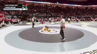 175 lbs Quarters - Luke Evensen-Hein, Walsh Jesuit vs Landen Messer, Moeller
