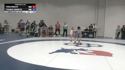 67 kg Quarters - Evan Boblits, Rampage Wrestling vs Thomas Verrette, Position Wrestling
