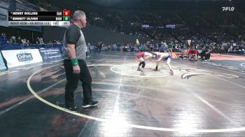 4A Boys 113 lbs Cons. Semi - Henry Rollins, Seaside Boys vs Emmett Oliver, Madras Boys