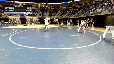 100 lbs Consy 5 - Mattie Bush, Philipsburg-Osceola vs Ava Orfino, Susquenita