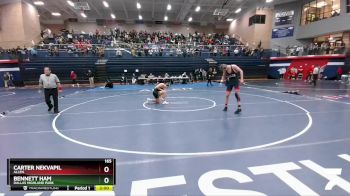 165 lbs Champ. Round 1 - Carter Nekvapil, Allen vs Bennett Ham, Dallas Highland Park