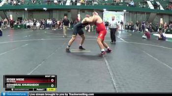 285 lbs Cons. Round 4 - Dzhabrail Khurshidov, Michigan vs Ryder Wiese, Oklahoma