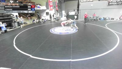 126 lbs Morgan Stevens, NAWA - North Area Wrestling Association vs J Chavez, BAWA-Bay Area Wrestling Association