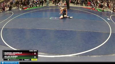 67 lbs Cons. Semi - Ryler Hughes, Pahranagat Valley vs Hudson Jaramillo, Uintah Wrestling