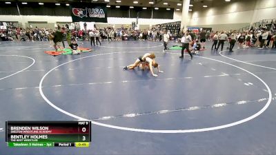 110 lbs Cons. Round 3 - Brenden Wilson, Shelton Wrestling Academy vs Bentley Holmes, The Best Wrestler