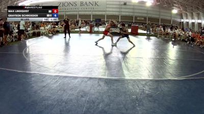 88 lbs Max Lindquist, Missouri vs Grayson Schroeder, Minnesota Blue