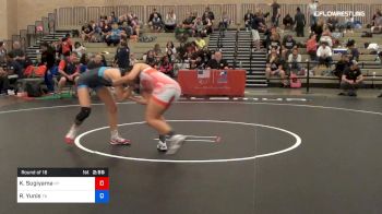 57 kg Round Of 16 - Koral Sugiyama, Team Kentucky vs Robin Yunis, Team Tennessee