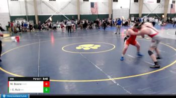 285 lbs Cons. Round 3 - Ethan Ruiz, Briar Cliff (Iowa) vs Matthew Boone, Western Wyoming College