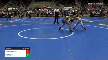 96 lbs Consolation - Callan Whitnah, Harrah vs Robert Miller, Blue T Panthers