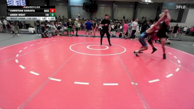 138 lbs Consolation - Christian Saravia, Morris Fitness Wrestling Club vs Aiden West, Five Star Savannah Wrestling