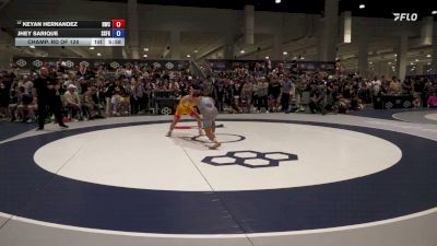 57 kg Champ. Rd Of 128 - Keyan Hernandez, Hawkeye Wrestling Club vs Jhey Sarique, South San Francisco Gator WC