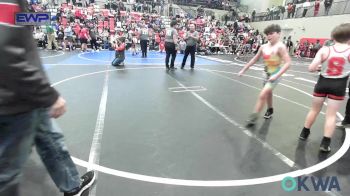 85 lbs Round Of 16 - Tidus Daniel, Checotah Matcats vs Johnathon Primeaux, Henryetta Knights Wrestling Club