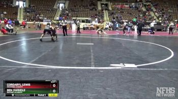 1A-4A 126 5th Place Match - Cordaryl Lewis, Escambia County vs Ben Swindle, Bayside Academy