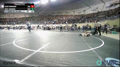 61 lbs Consi Of 8 #1 - Alex Morgan, Fort Gibson Youth Wrestling vs Max Jansing, Prodigy Elite Wrestling