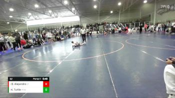 52 lbs 1st Place Match - Kelly Tuttle, Idaho Falls Tiger Wrestling vs Damian Alejandre, Ogden Tigers