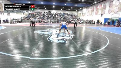 132 Boys Quarterfinal - Ivan Hernandez, Bonita Vista vs Gabriel Pacheco, Central Union