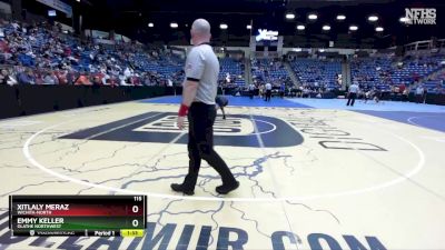 115 lbs Quarterfinal - Emmy Keller, Olathe Northwest vs Xitlaly Meraz, Wichita-North