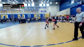 113 lbs Cons. Round 4 - Jason Perez, Gateway High School vs Andres Garcia, Cardinal Gibbons