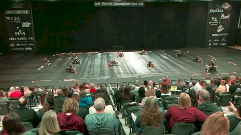 White & Gold Winterguard from Georgia Tech "Atlanta GA" at 2024 WGI Color Guard World Championships