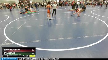 120 lbs Cons. Round 2 - Devon McManemy, Auburn Area Wrestling Club vs Ethan Tran, Golden Bears Wrestling Club