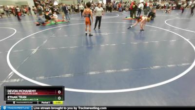 120 lbs Cons. Round 2 - Devon McManemy, Auburn Area Wrestling Club vs Ethan Tran, Golden Bears Wrestling Club