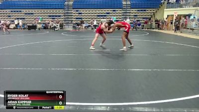 144 lbs Quarterfinal - Aidan Kammar, Calvert Hall College vs Ryder Kolat, Archbishop Spalding