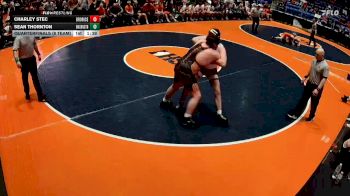 285 lbs Quarterfinals (8 Team) - Charley Stec, Chicago (Brother Rice) vs Sean Thornton, Washington