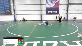 138 lbs Rr Rnd 2 - Griffin Nugent, OBWC Bazooka Red vs Gunner Butt, Indiana Outlaws Yellow