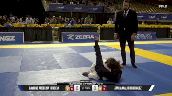Raylene Angelina Herrera vs Adalia Malis Rodriguez 2026 Pan Kids Jiu-Jitsu IBJJF Championship