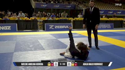 Raylene Angelina Herrera vs Adalia Malis Rodriguez 2026 Pan Kids Jiu-Jitsu IBJJF Championship