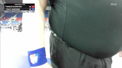 140 lbs Cons. Quarters - Natalie Klavetter, WI vs Dulcy Martinez, CA