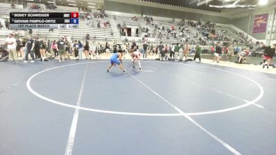 113 lbs 1st Place Match - Bodey Schweiger, Inland Northwest Wrestling Training Center vs Giovani Panfilo-Ortiz, Steelclaw Wrestling Club