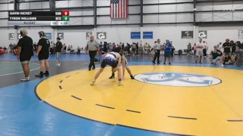 120 lbs Allday - Tyson Williams, NOKE RTC vs Gavin Hickey, RALEIGH AREA WOLFPACK BLACK