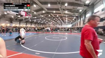 113 lbs 3rd Place Match - Victor Bouchard, West Amarillo Wrestling Club vs Laila Abarca, Best Trained Wrestling