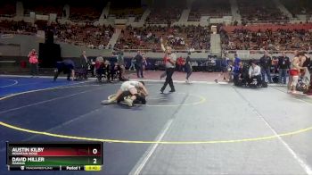 D1-157 lbs 5th Place Match - Austin Kilby, Mountain Ridge vs David Miller, Marana