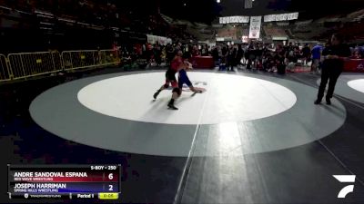 114 lbs 5th Place Match - Marc-Daniel Jumanan, Beat The Streets - Los Angeles vs Eli Archuleta, California