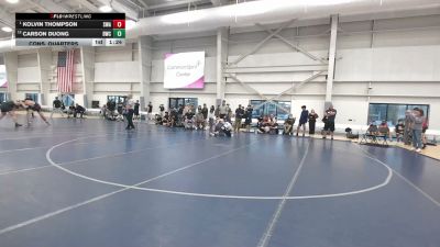 157 lbs Semis - Kolvin Thompson, Sanderson Wrestling Academy vs Carson Duong, Defiant Wrestling Club