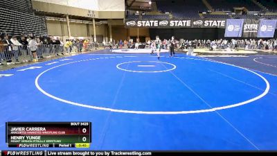 105 lbs Cons. Round 3 - Javier Carrera, Anacortes Hawkeyes Wrestling Club vs Henry Yunge, Mount Vernon Pitbulls Wrestling