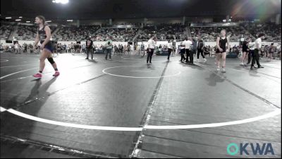 155 lbs Final - Kynzie Kelly, Broken Arrow Wrestling Club vs Gia Garcia, Wagoner Takedown Club