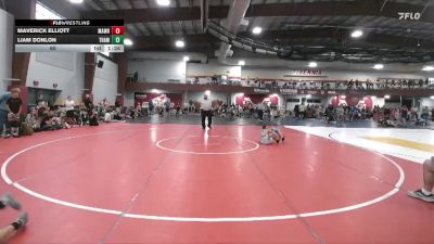 60 lbs Round 1 (8 Team) - Maverick Elliott, Mat Assassins White vs Liam Donlon, Taylor Hammers