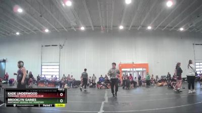Round 2 - Brooklyn Gaines, Northeast Georgia Mat Monstars vs Kade Underwood, Tomahawk Youth Wrestling Club