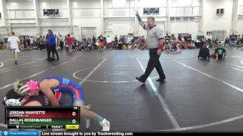 92 lbs Round 4 (10 Team) - Dallas Rosenbarger, Olympia vs Jordan Manyette, U2 Upstate