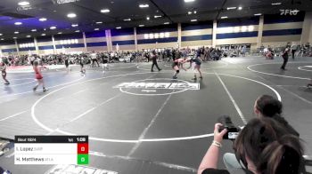 136 lbs Rr Rnd 2 - Isabella Lopez, Surfside RTC vs Harper Matthews, Atlas Grappling Las Vegas