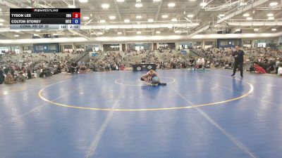 120 lbs Cons. Rd Of 32 - Tyson Lee, Sanderson Wrestling Academy vs Colton Storey, Inland Northwest Training Center INWTC