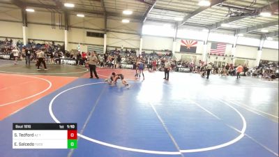 77 lbs Semifinal - Sebestyen Tedford, AZ Tilters vs Emilio Salcedo, Tucson Cyclones