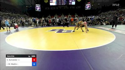 144 lbs Rnd Of 64 - Ethan Sylvester, MN vs Wyatt Medlin, IL