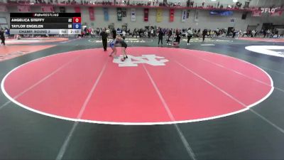 138 B Champ. Round 2 - Taylor Engelen, Unattached vs Angelica Steffy, Adrian College