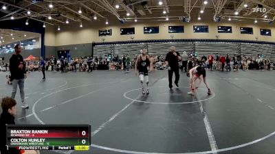 88 lbs Round 3 (8 Team) - Braxton Rankin, Richmond WC vs Colton Hunley, Crossroads Wrestling